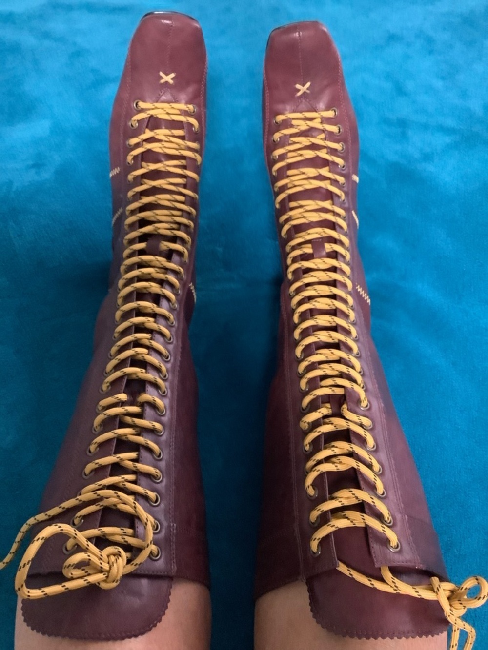 Jaded London Brooke Boxing Lace-Up Back Zip Boot - Picture 4 of 12